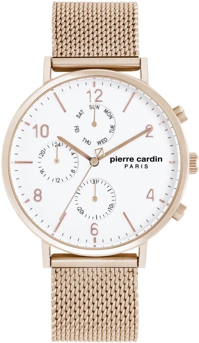 ساعت مچی عقربه ای مردانه کلاسیک برند پیرکاردین مدل PC902641F10