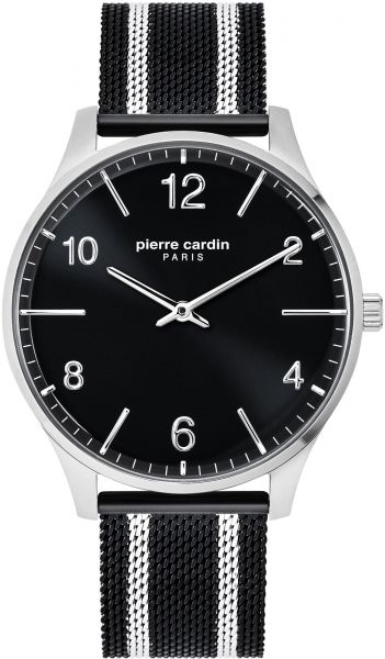 ساعت مچی عقربه ای مردانه کلاسیک برند پیرکاردین مدل PC902711F103
