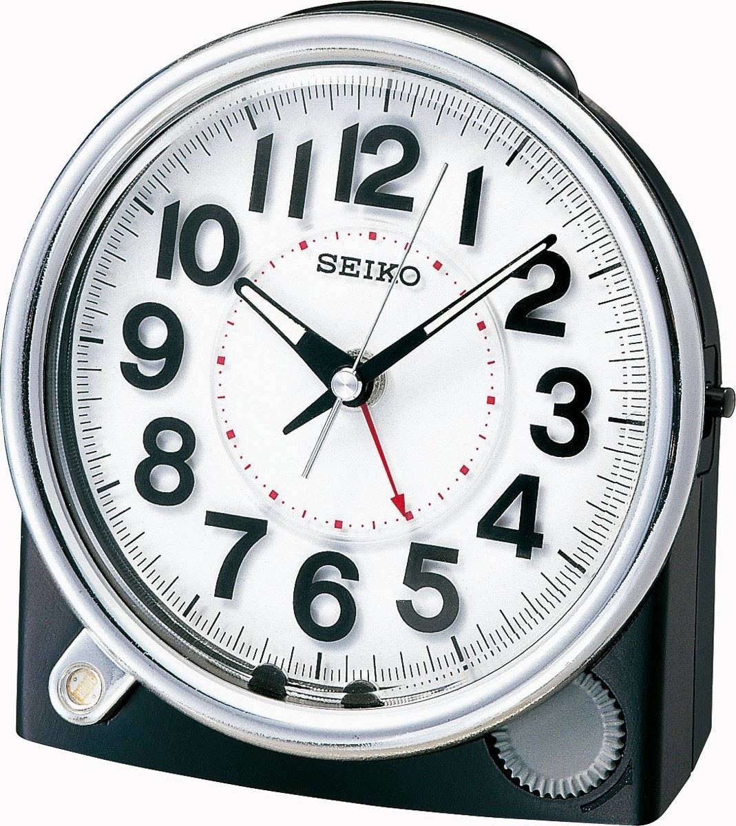 ساعت رومیزی عقربه ای ساده برند سیکو مدل QXE011KN
